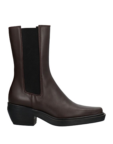 OTTOD'AME Ankle boot Dark brown Leather