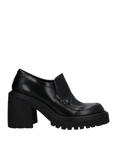 LORENZO MARI Loafers Black Soft Leather
