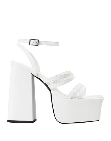 TOPSHOP Sandals White 100% Polyurethane