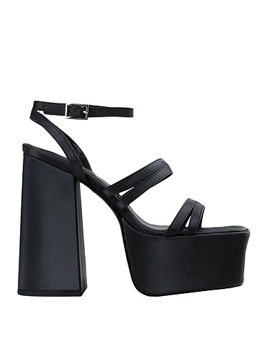 TOPSHOP Sandals Black 100% Polyurethane