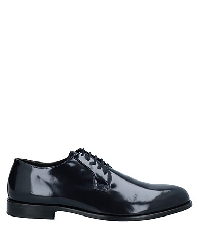 UNCONVENTIONAL ROYAL Laced shoes Midnight blue Soft Leather