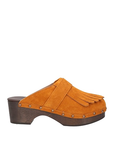 ANTIDOTI Mules und Clogs Ringelblume Leder, Holz