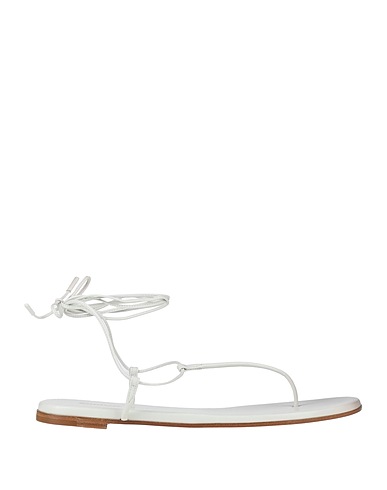 GIANVITO ROSSI Infradito Bianco Pelle