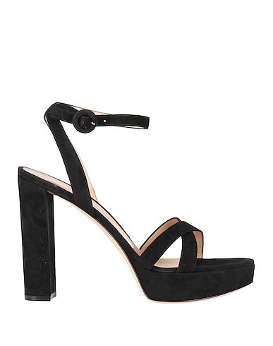 GIANVITO ROSSI Sandals Black Leather