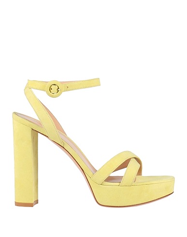 GIANVITO ROSSI Sandals Lime green Leather