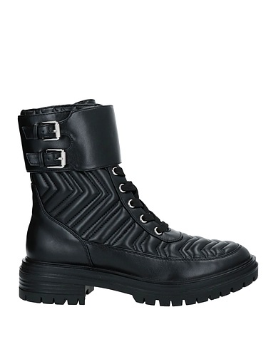 NINE WEST Ankle boot Black Textile fibres