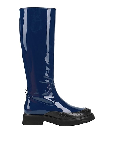 TOD'S Boots Blue Soft Leather