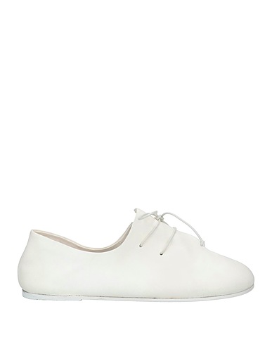 MARSÈLL Laced shoes White Soft Leather