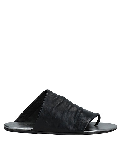 MARSÈLL Flip flops Black Soft Leather