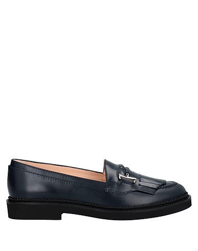 TOD'S Loafers Midnight blue Soft Leather