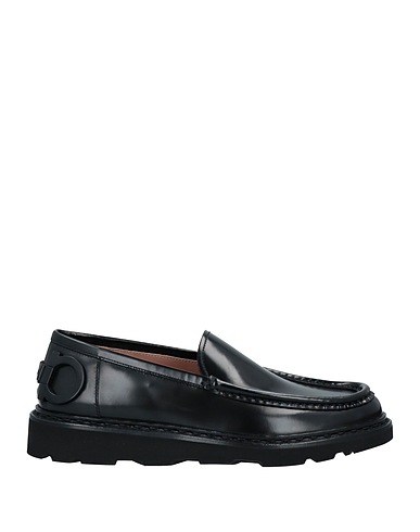 FERRAGAMO Loafers Black Calfskin