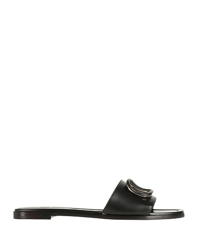 VALENTINO GARAVANI Sandals Black Soft Leather