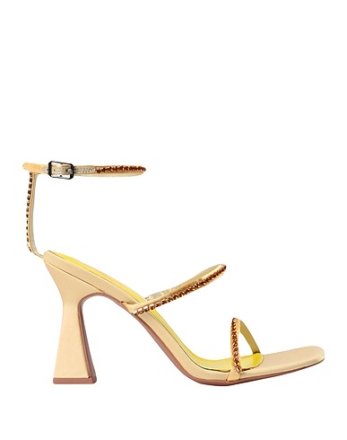 THE GOAL DIGGER Sandals Beige Textile fibres