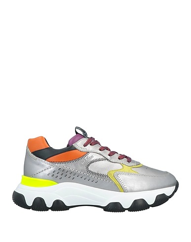 HOGAN Sneakers Silver Soft Leather