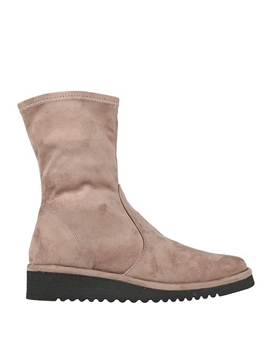 NR RAPISARDI Ankle boot Taupe Textile fibres