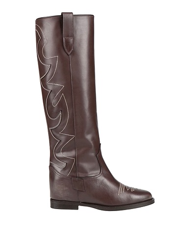 VIA ROMA 15 Boots Dark brown Soft Leather