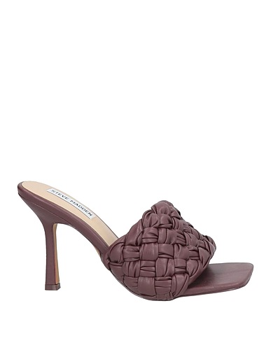 STEVE MADDEN Sandals Chocolate brown Textile fibres