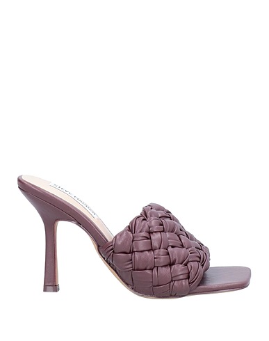 STEVE MADDEN Sandals Plum Textile fibers