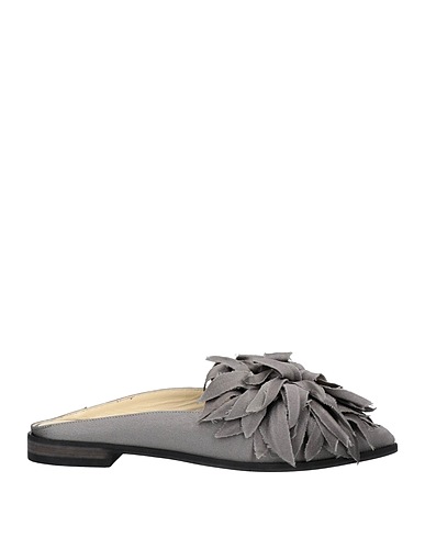 LORENA ANTONIAZZI Mules and clogs Taupe Textile fibres