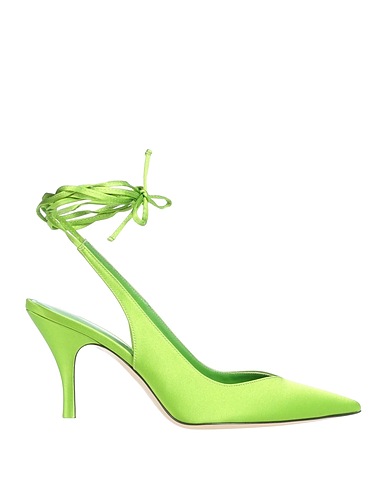 THE ATTICO Pump Acid green Textile fibers