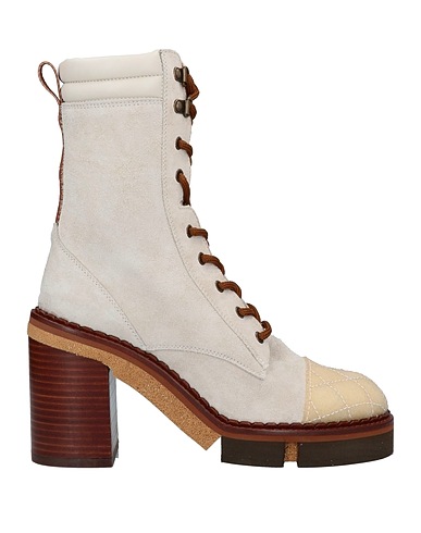 FABI Ankle boot Ivory Leather