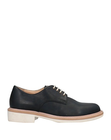 STUDIO POLLINI Laced shoes Black Calfskin