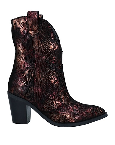 BRAWN'S Ankle boot Black Textile fibers