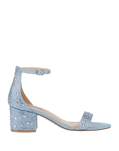 STEVE MADDEN Sandals Sky blue Textile fibres