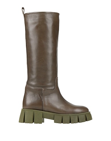 OVYÉ Bottes Vert militaire Cuir