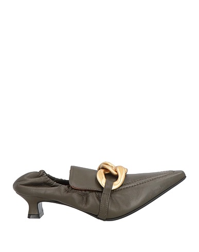 OVYÉ Court Dark green Leather