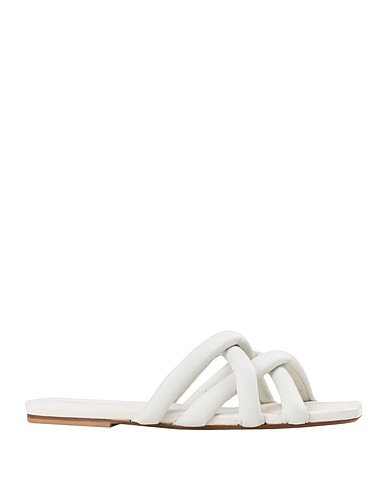 BIANCA DI Sandals White Goat skin