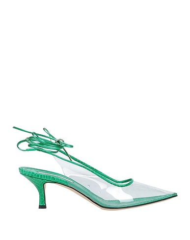 CIRCUS HOTEL Pump Green Soft Leather, Plastic