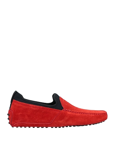TOD'S Mocassino Rosso Pelle