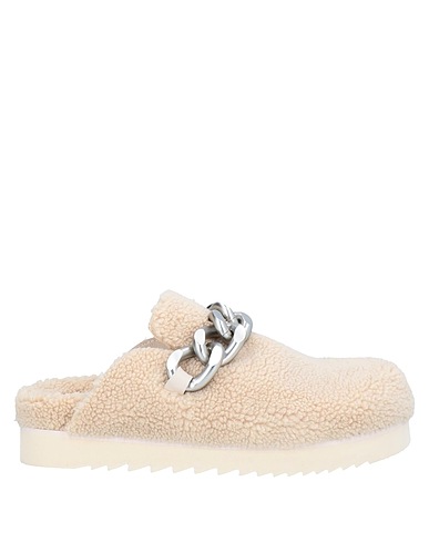 ASH Mules and clogs Beige Textile fibers