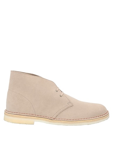 CLARKS Ankle boot Beige Soft Leather