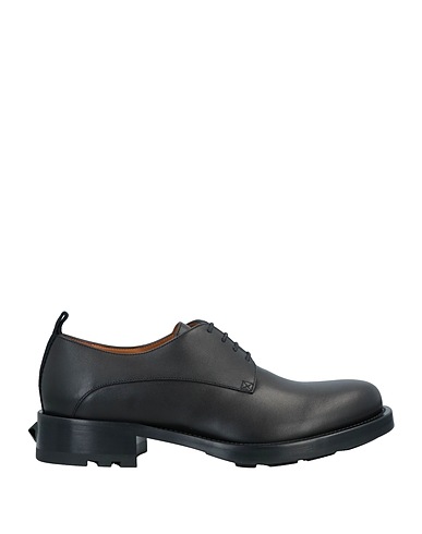 VALENTINO GARAVANI Laced shoes Black Soft Leather