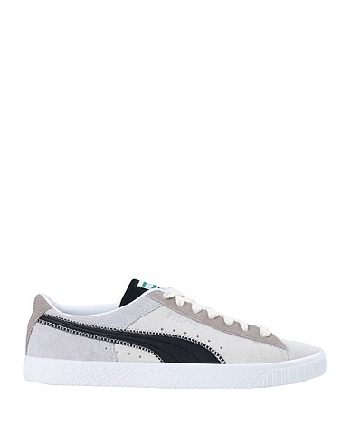 PUMA スニーカー Suede VTG Blocked
 ライトグレー 革（なめし加工）