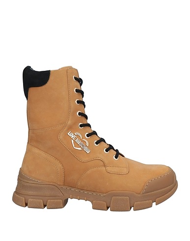 LOVE MOSCHINO Ankle boot Camel Soft Leather