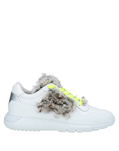HOGAN Sneakers Weiß Leder, Gewebefasern