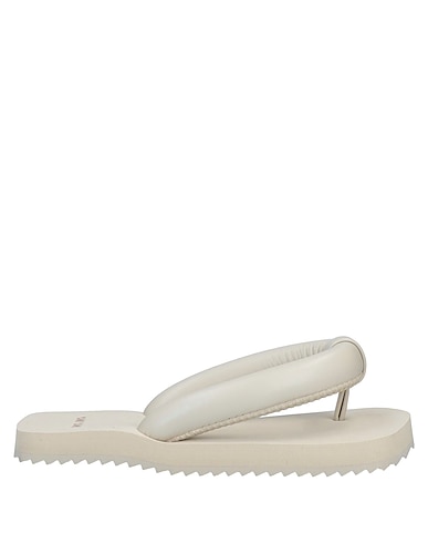 YUME YUME Flip flops Beige Textile fibers