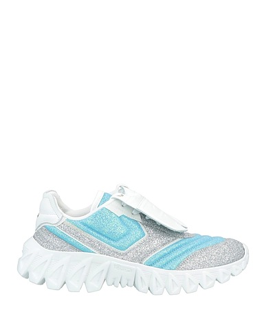 PANTOFOLA D'ORO Sneakers Argento Fibre tessili, Pelle