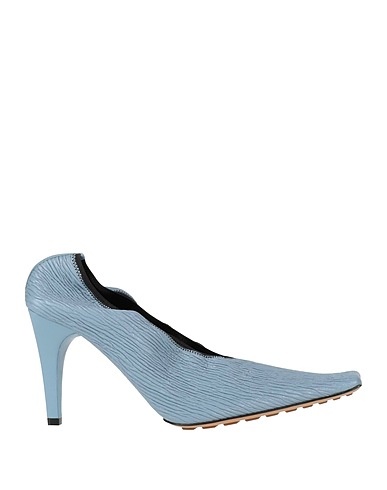 BOTTEGA VENETA Pump Sky blue Soft Leather