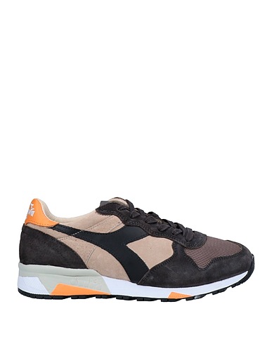 DIADORA HERITAGE Sneakers Khaki Soft Leather, Textile fibres