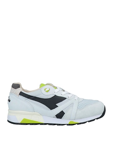 DIADORA HERITAGE Sneakers Grigio chiaro Pelle, Fibre tessili