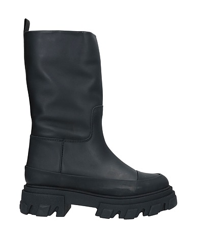 GANNI Boots Black Soft Leather