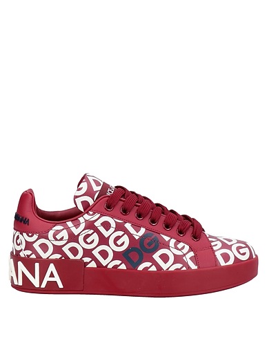 DOLCE&GABBANA Sneakers Red 100% Calfskin