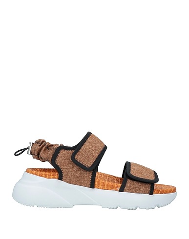 HOGAN Sandals Sand Textile fibres