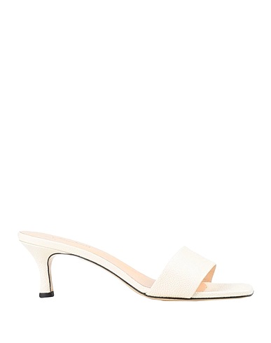 MYCHALOM Sandals Ivory Soft Leather
