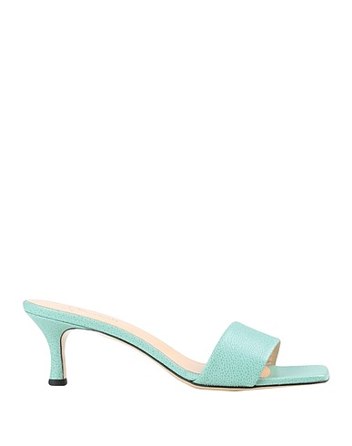 MYCHALOM Sandals Turquoise Soft Leather