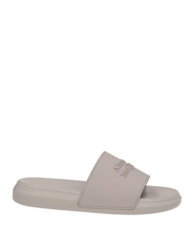 MCQUEEN Sandali Grigio Fibre tessili